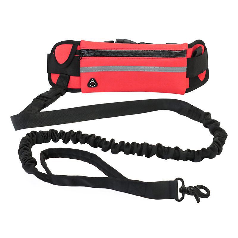 

Jogging Leash, Dog Jogging Leash With Waist Belt, Dog Leash, Hands Free Running, Hiking, Webbing, Anti-crush, Waist Bag Leash, Sports Running Set