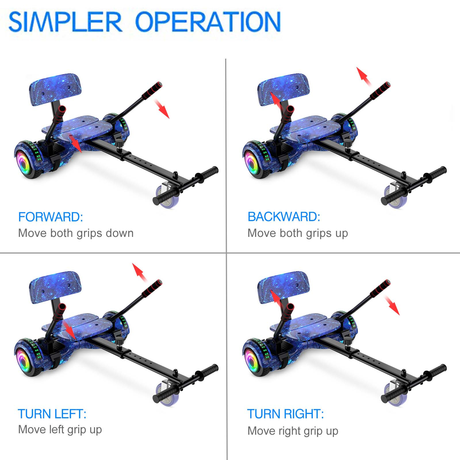 Hoverboard Accessories Rolab Hoverboard Kart Hoverboards Met Kart