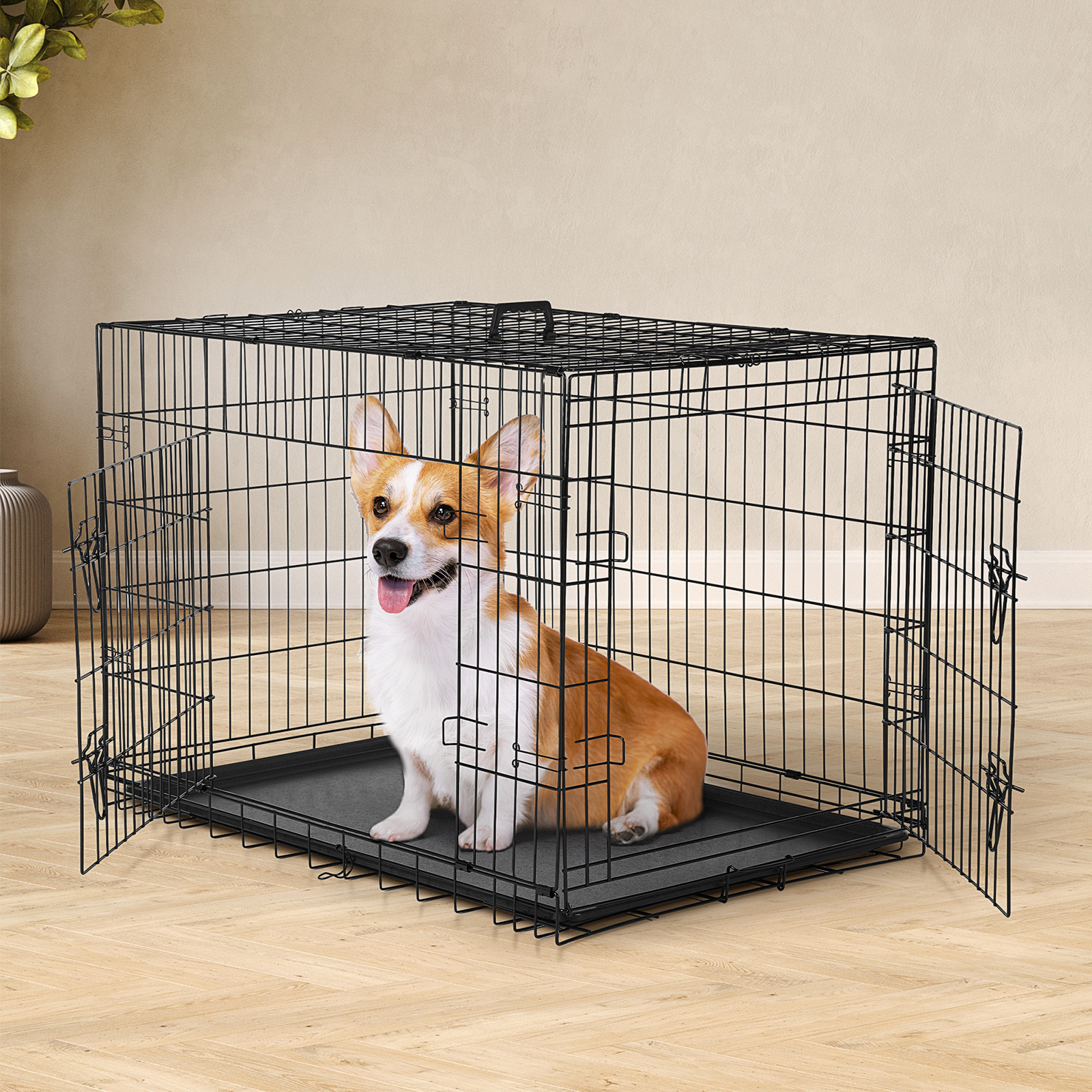 Double Door Top Paw Indoor Outdoor Crate New Top Paw® 30