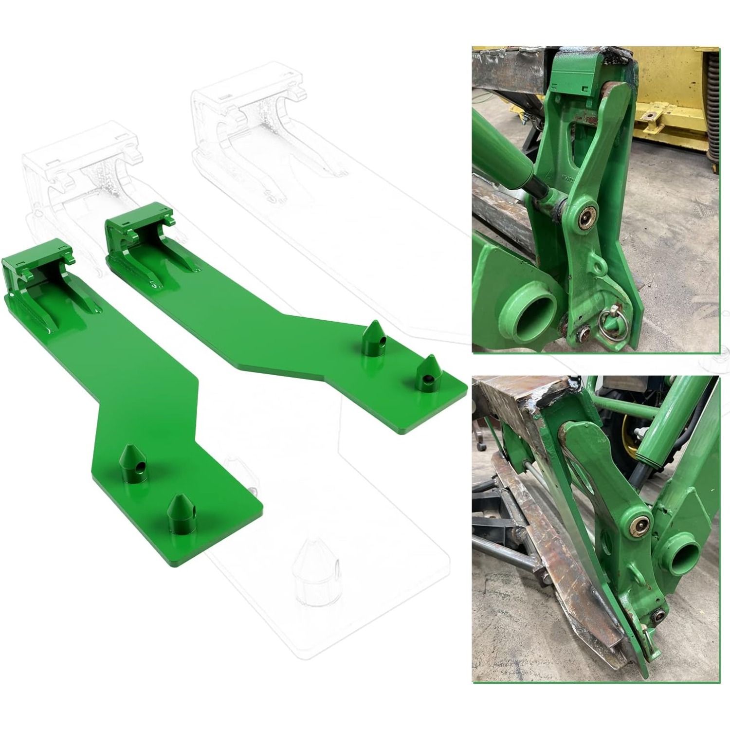 

Tractor Loader Quick Mounting Brackets For John Deere Steel Durable