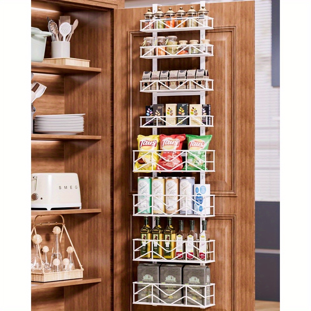 8 Tier Over the Door Pantry Organizer, store Over the Door Organizer and Storage