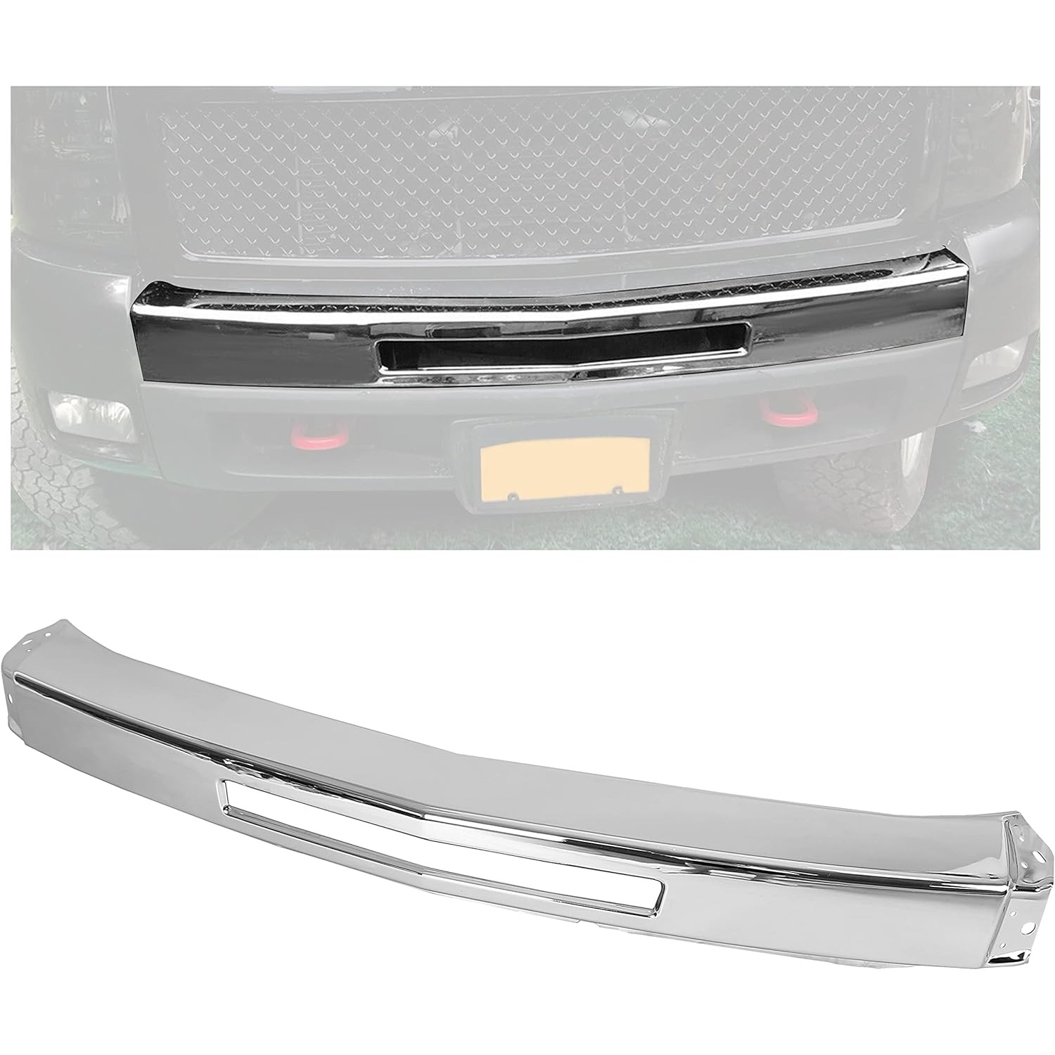 

Fit For 2007-2013 Silverado 1500 Steel Front Bumper Impact