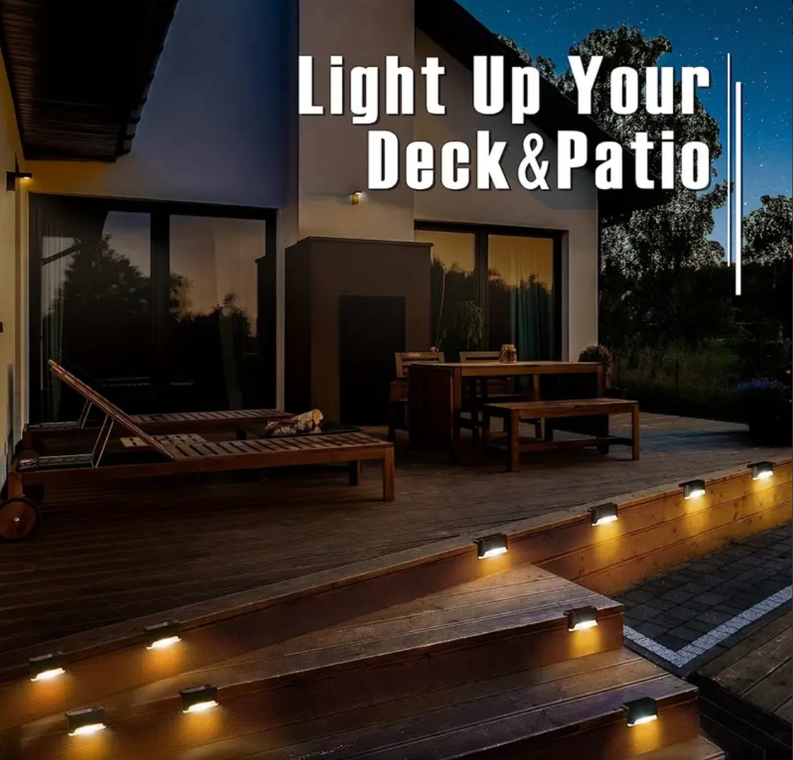 Solar Deck Lights for Garden Decoration