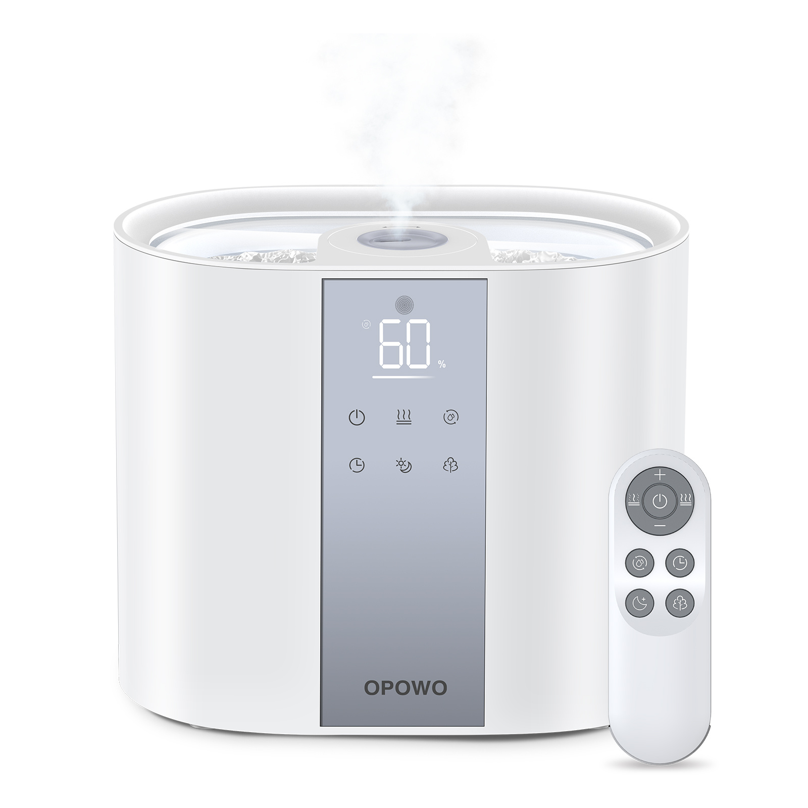 

Humidifier For Bedroom, Cool Mist For Plants, 5.5l Top Fill Air Humidifier For Large Room, Essential Oil Diffuser, Lasts Up To 55h, Sleep Mode, Timer, Touch And Remote Control, Auto Off