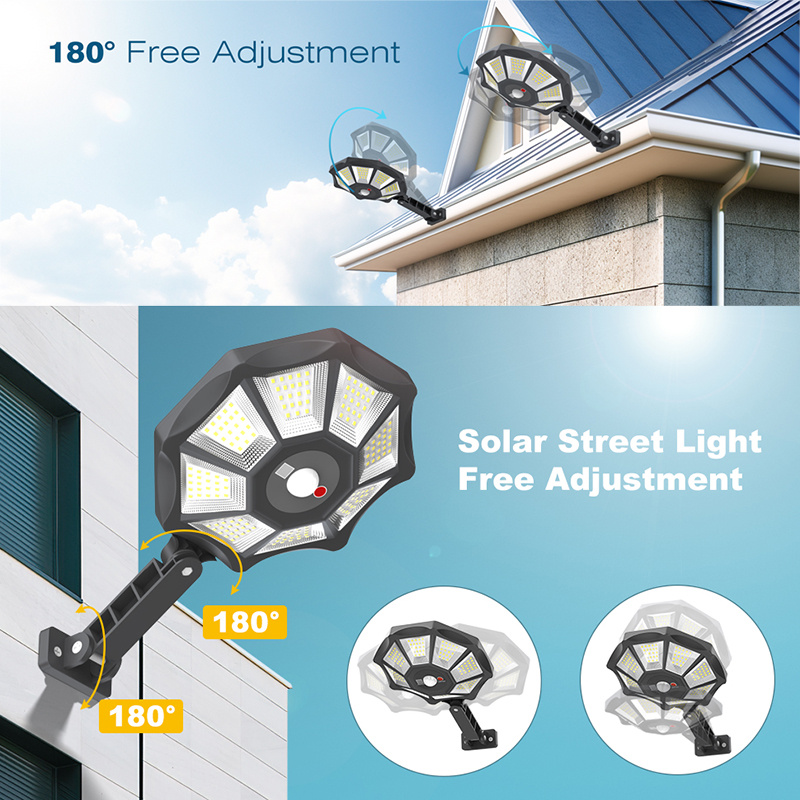 

Solar Lights Outdoor, Solar Street Lights Outdoor Dusk To Dawn Solar Flood Light With Motion Sensor Solar Parking Lot Lights Outdoor Lights Solar Powered For Barn Yard