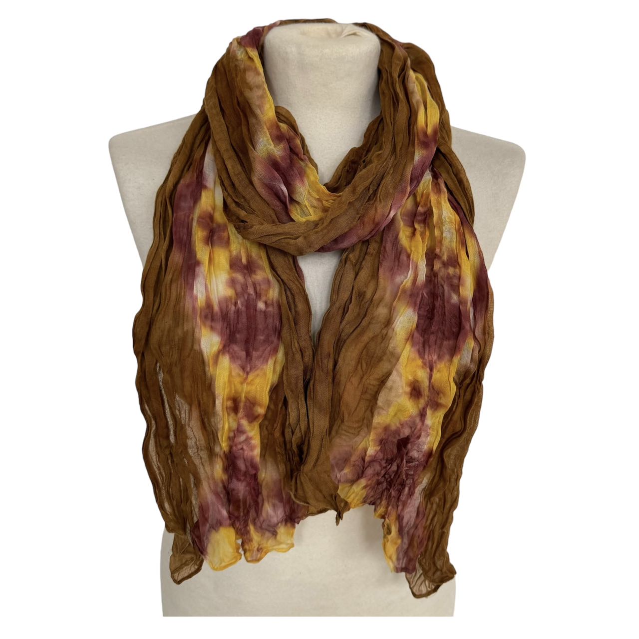 

Vibrant Tie-dye Lightweight And Stylish Summer Thin Long Scarf For Women