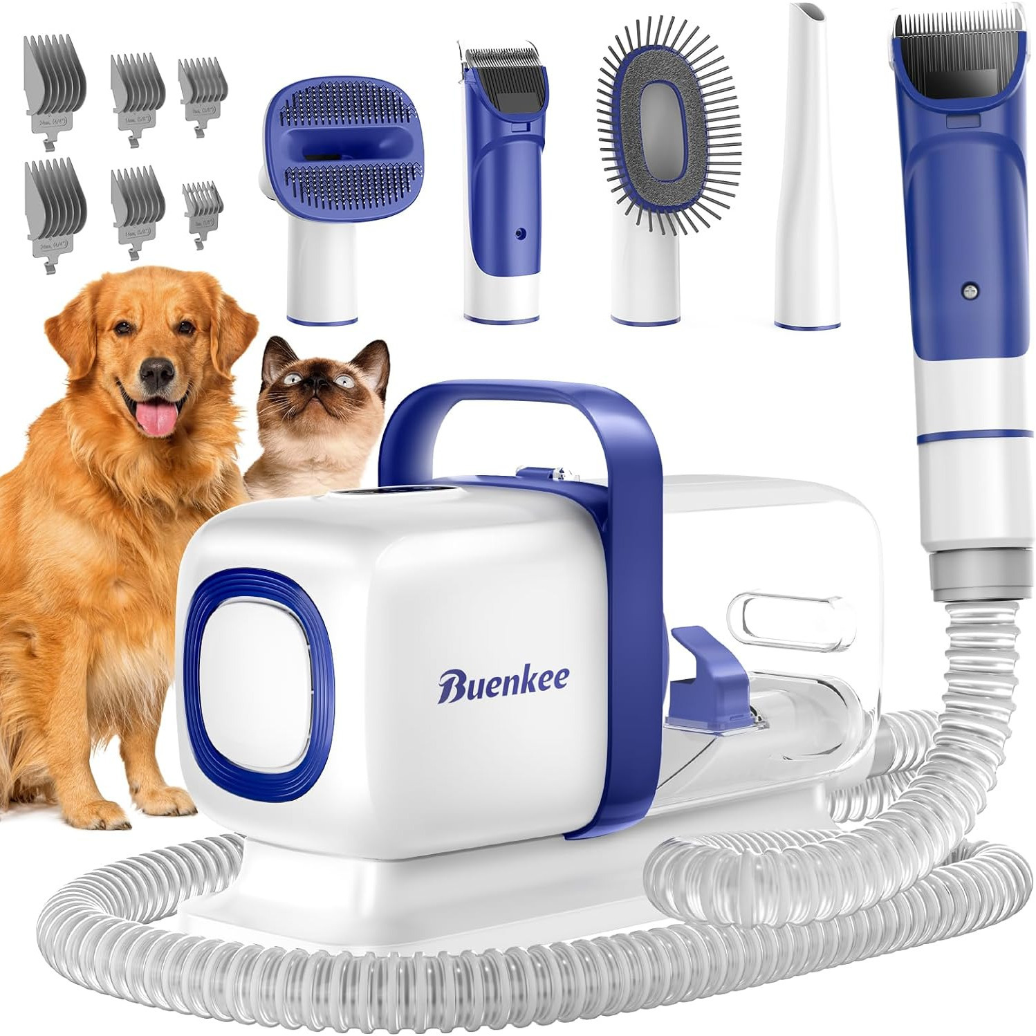 

Dog Grooming Kit With Pet Grooming Vacuum, Dog Clipper, Pet Grooming Shedding Brush, Cleaning 1, Dog Vacuum For Dogs Cats