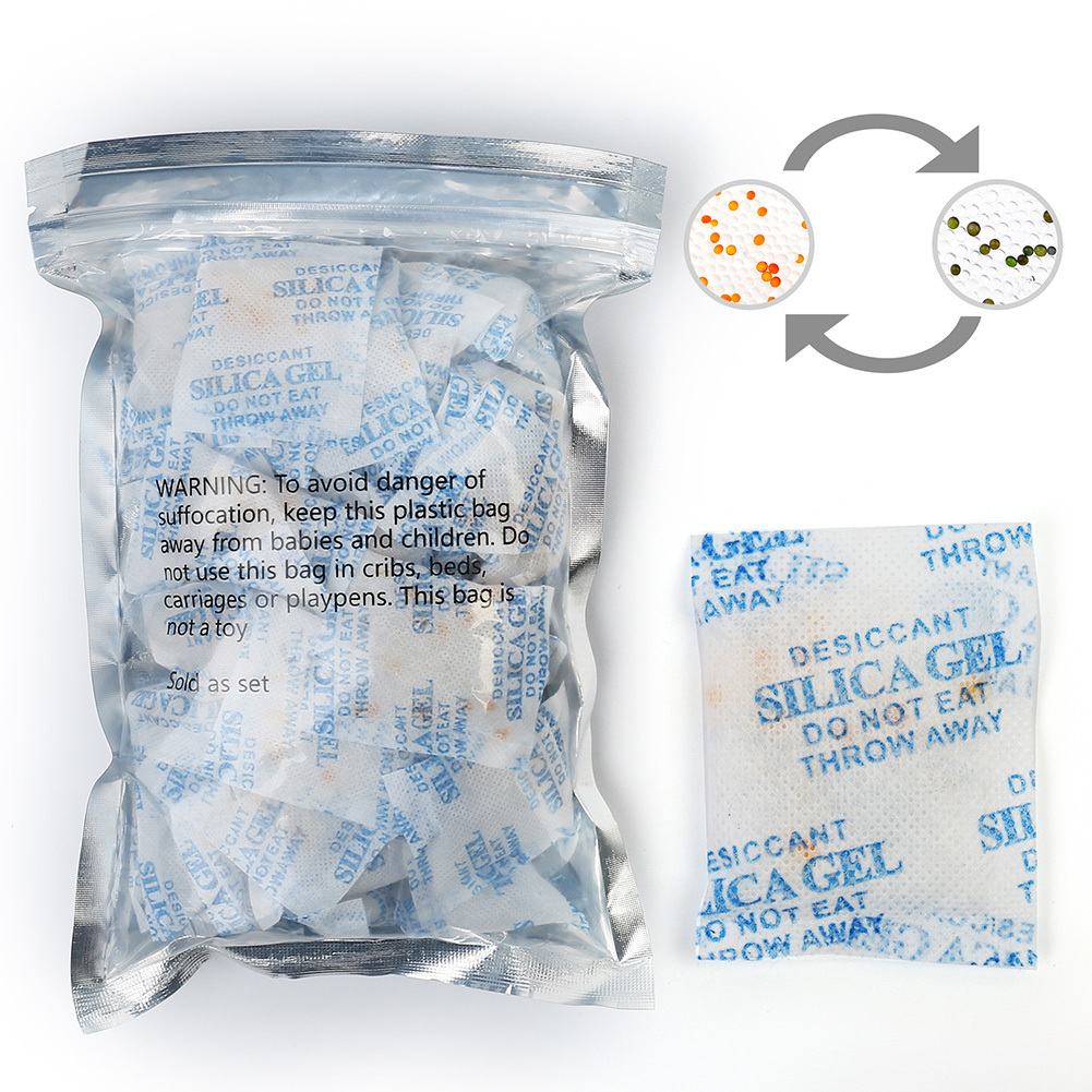 5 Silica Gel Indicating Desiccants Packets Moisture Temu
