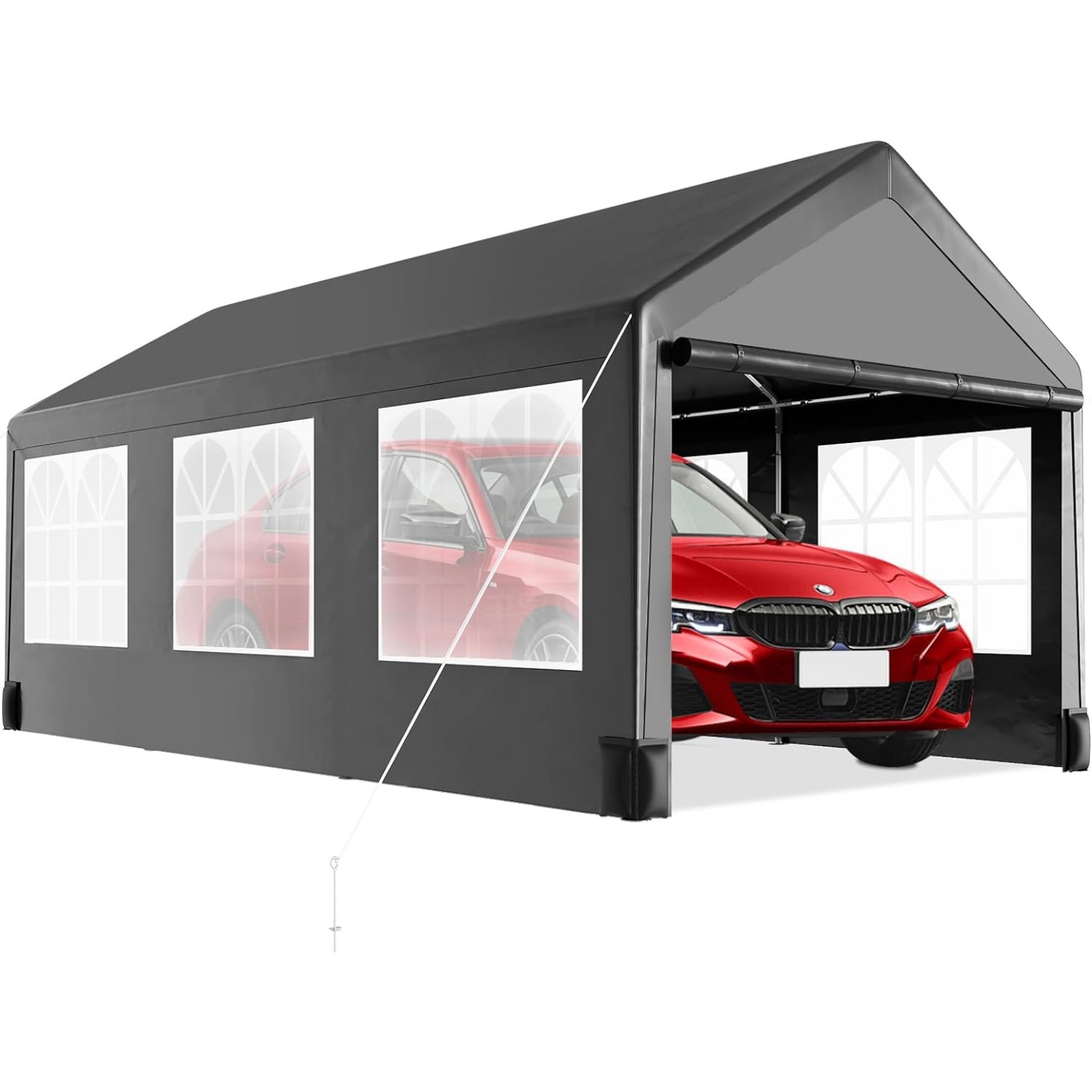 10x20 Heavy Duty Carport Portable Car Tent Garage 6 Temu