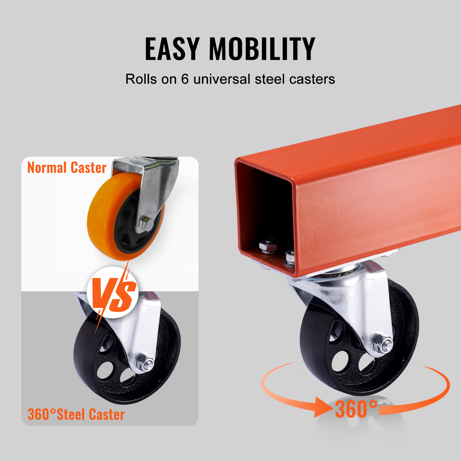 engine hoist with lever   folding     hoist   duty hydraulic engine crane with 6 casters engine hoist lever for engine lifting loading 4400 lbs Product details 3