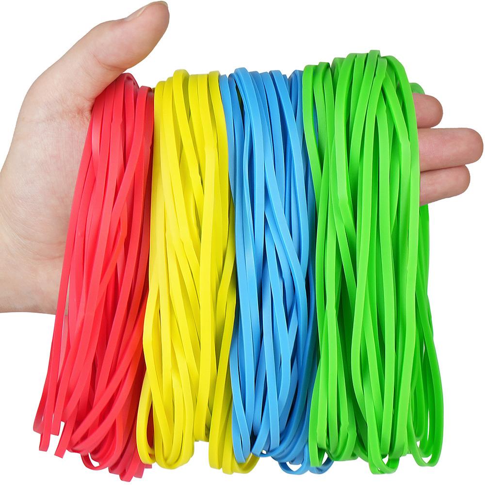 

Lotfancy Large Rubber Bands, 170 Pcs Big Rubber Bands, Assorted Color, Size 117b 71/8 Heavy Duty Long Rubber Bands For Trash Can File Folders Office Supplies,craft,