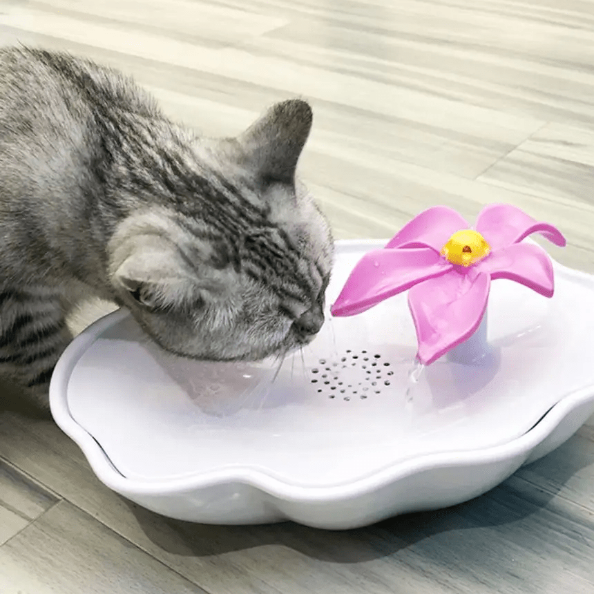 

Cat Water Fountain, Pet Water Fountain With Faucet Design For Indoor Cats, Automatic Circulation Cat Water Drinking Dispenser