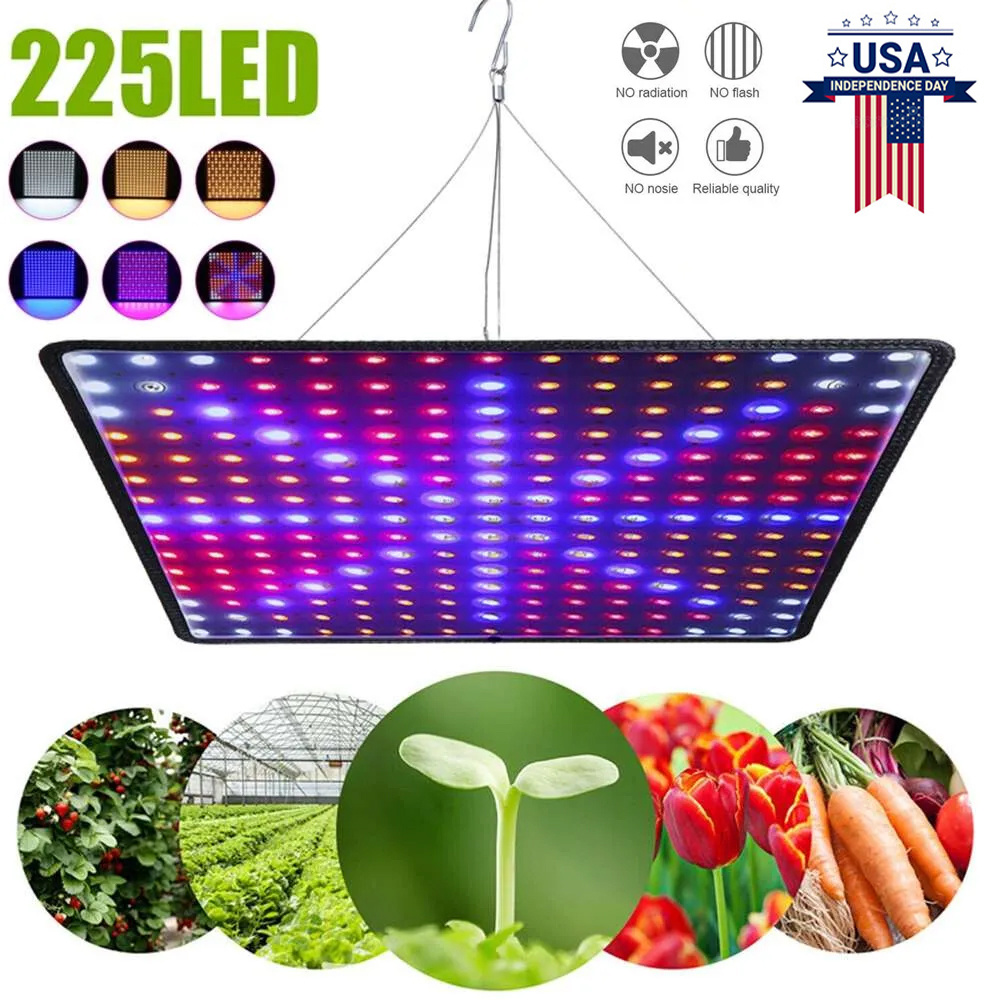 

Upgraded 8000w Led Grow 1pc Lights With Dual Switch, Double Chips Full Spectrum Plant Light, Grow Lights For Indoor Hydroponic Plants Veg Flower Growing Lamps