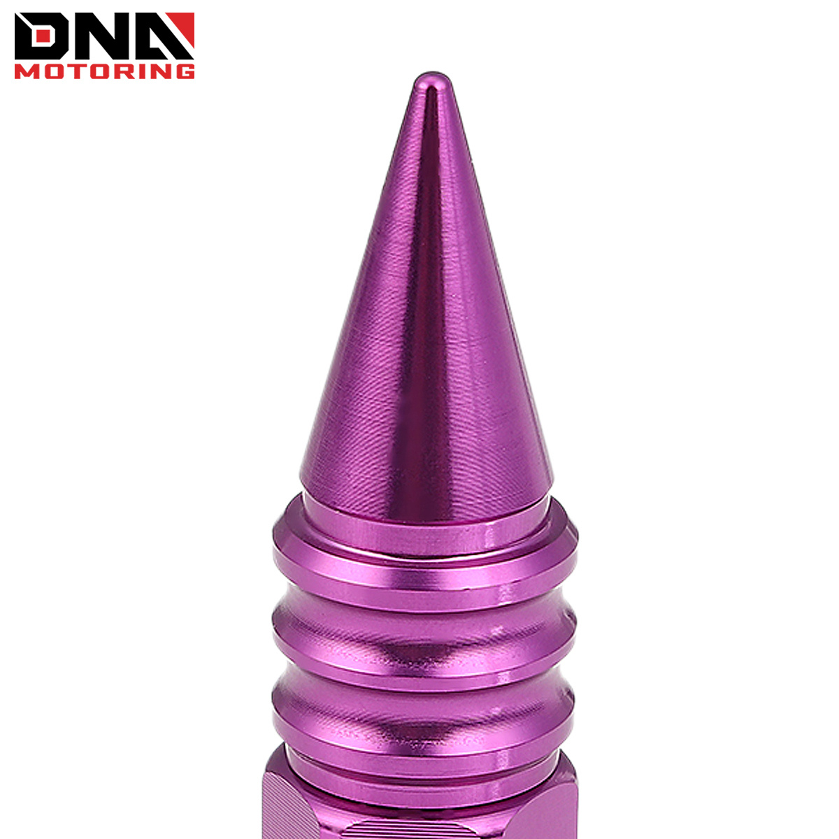 Speed Daddy 20pc Pink Aluminum Spike Lug Nuts + Adapter Set - M12x1.5 - 60mm/107mm Tall