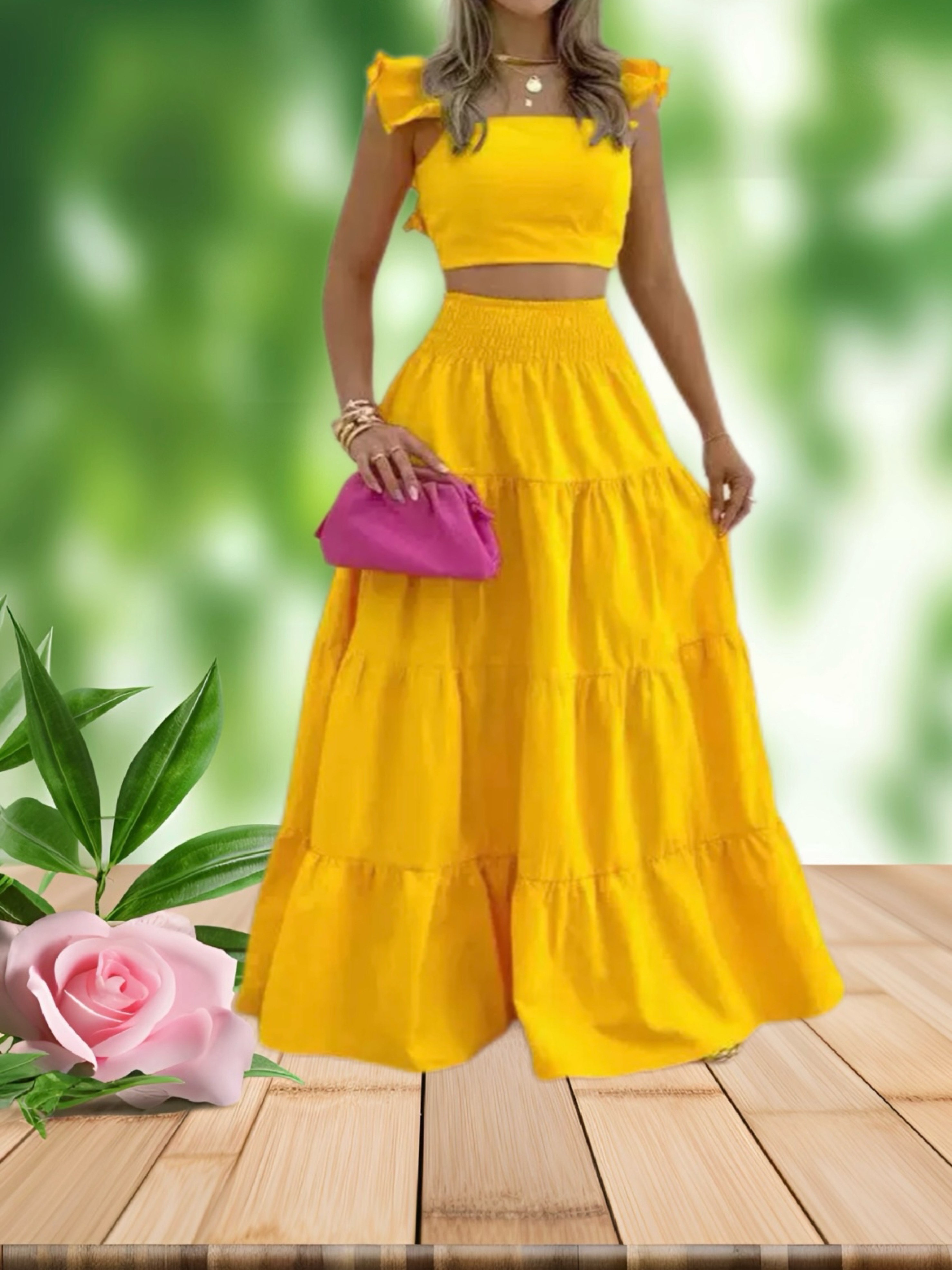 Skirt and top occasion wear new arrivals