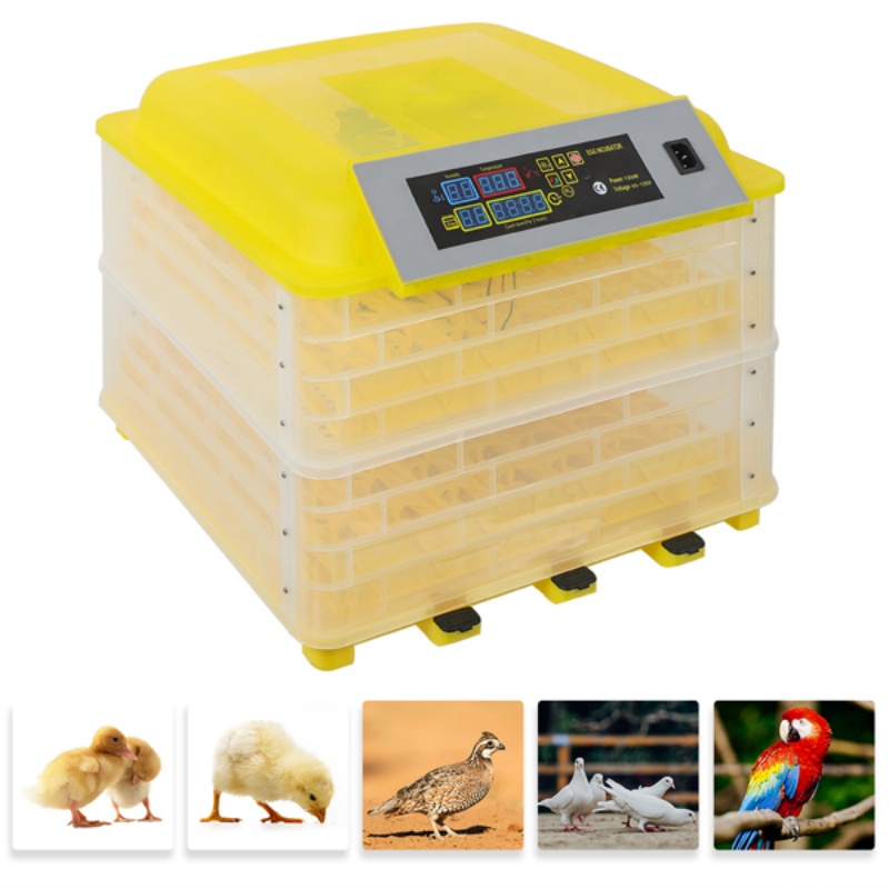

For Hatching Eggs, 360 Degree View, 64 / 96 / 112 Eggs Incubator With Automatic Egg Turning, Egg Candler And Automatic Water Adding Function For Hatching Chicken Duck Quail Goose Birds