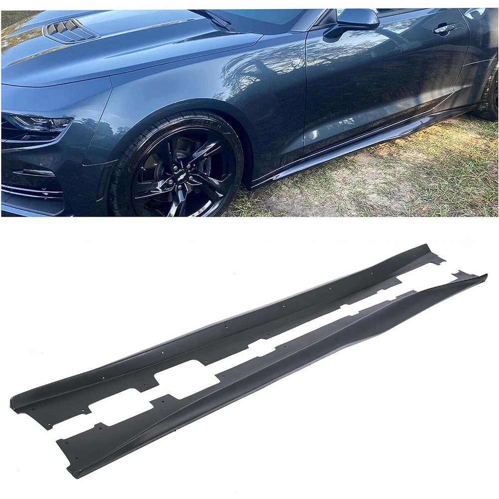 

Side Skirts Extension Rocker Panel Guard Compatible With 2016-2023 Lt Ls Rs Ss Body Kit Replacement Pair Black Style