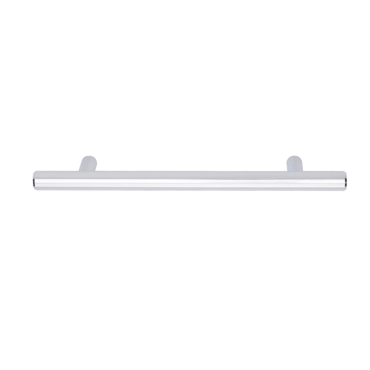 

10-pack Euro Bar Cabinet Handle (1/2" Diameter), 7.38" Length (5" Hole Centre), Polished Chrome