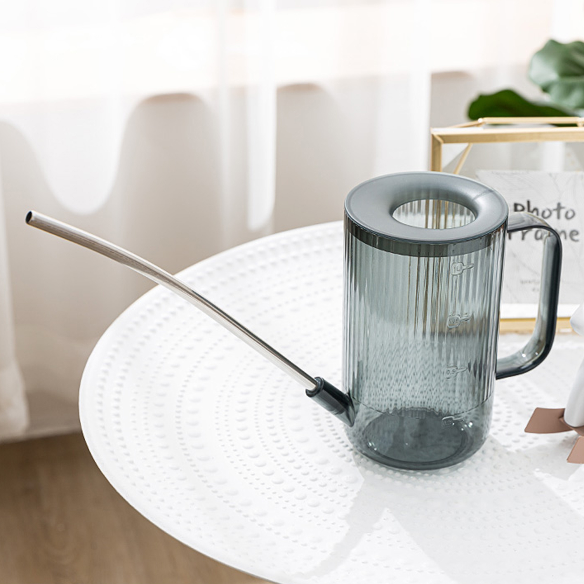 TEMU Small Watering Can For Indoor Plants, Long Spout Watering Can Indoor With Sprinkler Head, Indoor Watering Can For House Plants, Flowers,