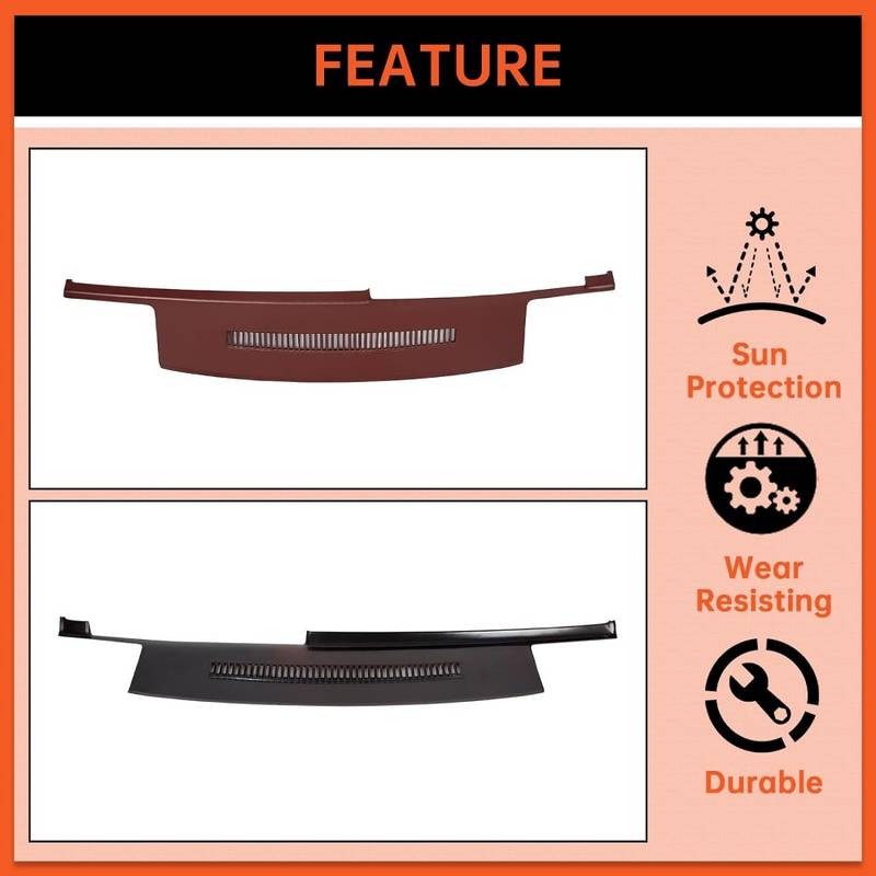 1988-1994 Chevy GMC C1500 K1500 Molded Dash Cover Overlay W/ Grille – Beige
