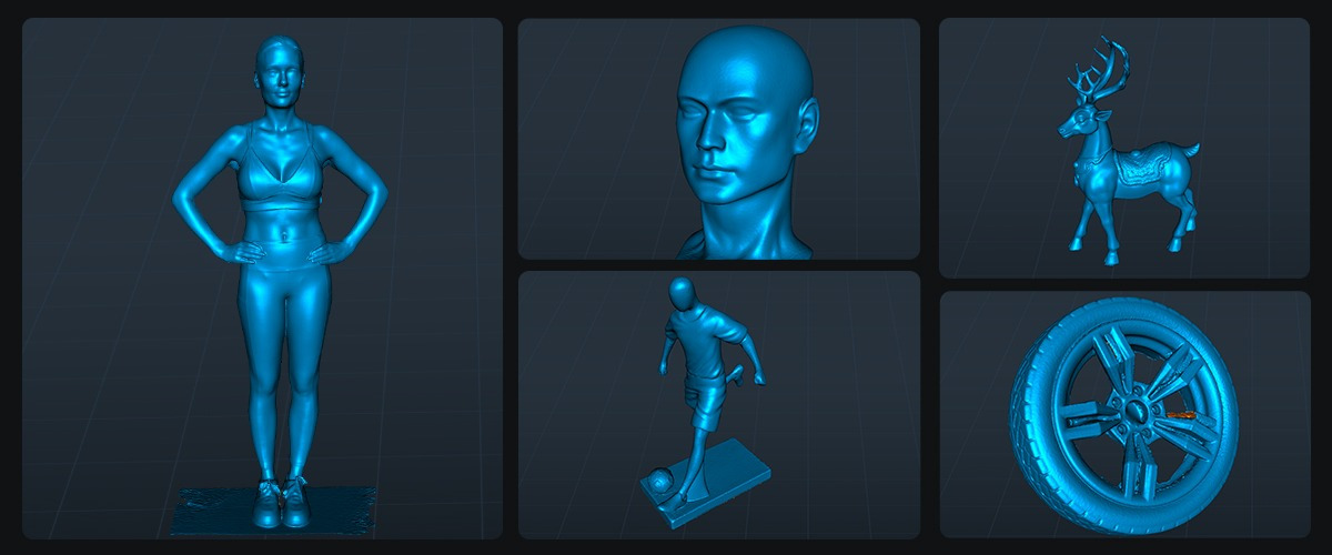 Creality CR-Scan Ferret SE 3D Scanner Anti-Shake Tracking 24-Bit Full Color Up to 0.05mm 30fps Scanning Speed 150-2000mm