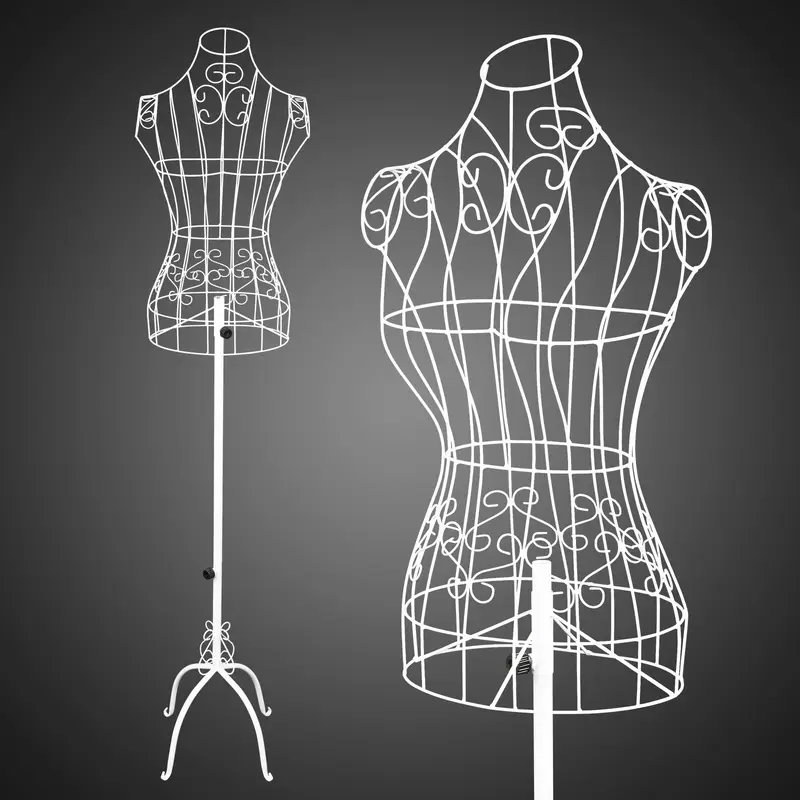 vintage metal dress form Decmode The scene evokes a nostalgic feel of a vintage sewing room Vintage Old Wire Metal Doll