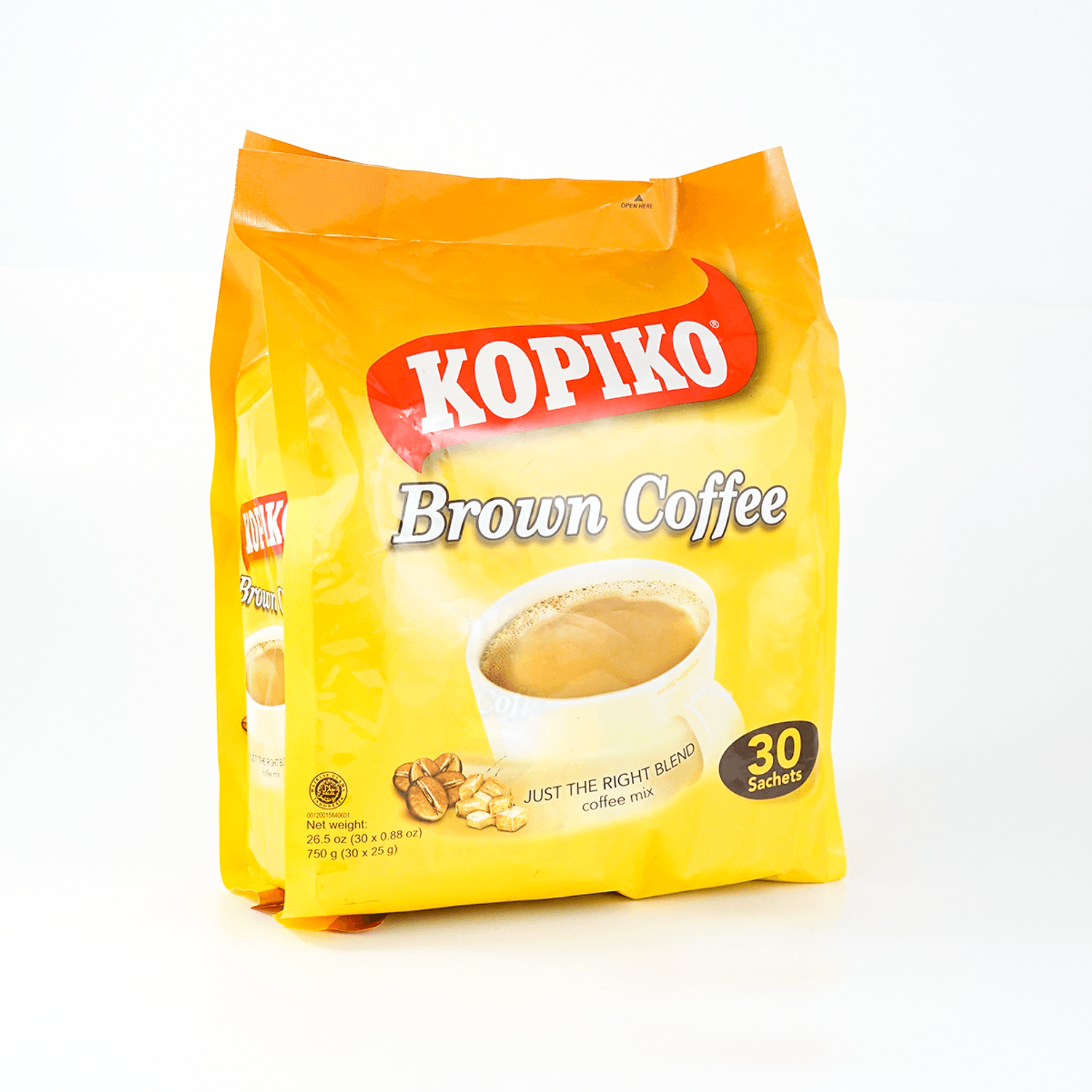 TEMU Instant 3 In 1 Mix With Creamer And Sugar Per Bag 30*25g 750g 26.5oz. Product Of Indonesia.