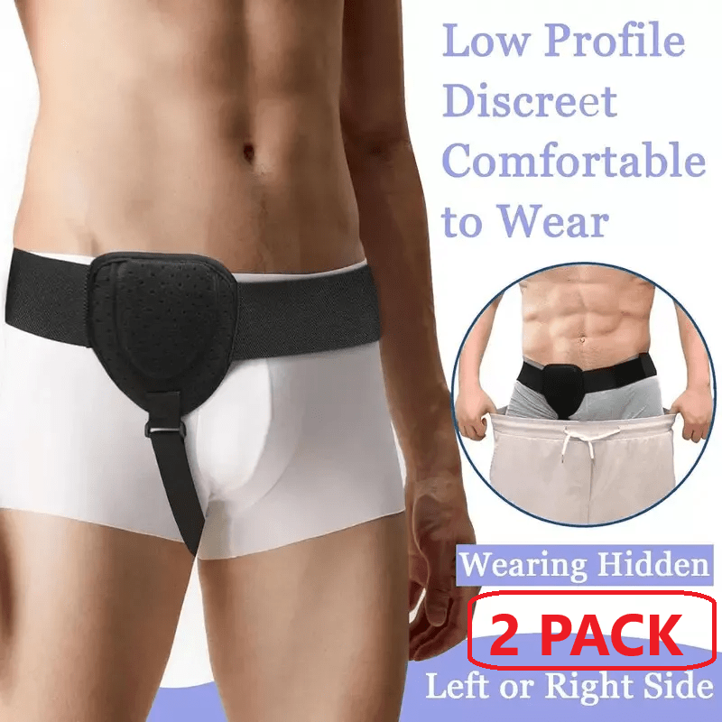 

Hernia Support Belt For Men I Fits Left Or Right Side I Post Surgery Men And Womens Hernia Support Truss For Inguinal, Groin Hernias I Adjustable Waist Strap