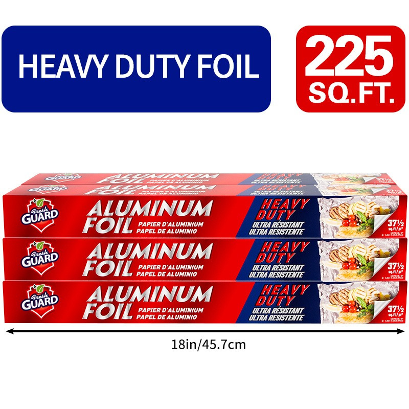 

Duty Aluminum Roll ， Of 6， 225 ，12 Width，for Restaurant Use, Disposable Wrapping For , , And Sandwiches