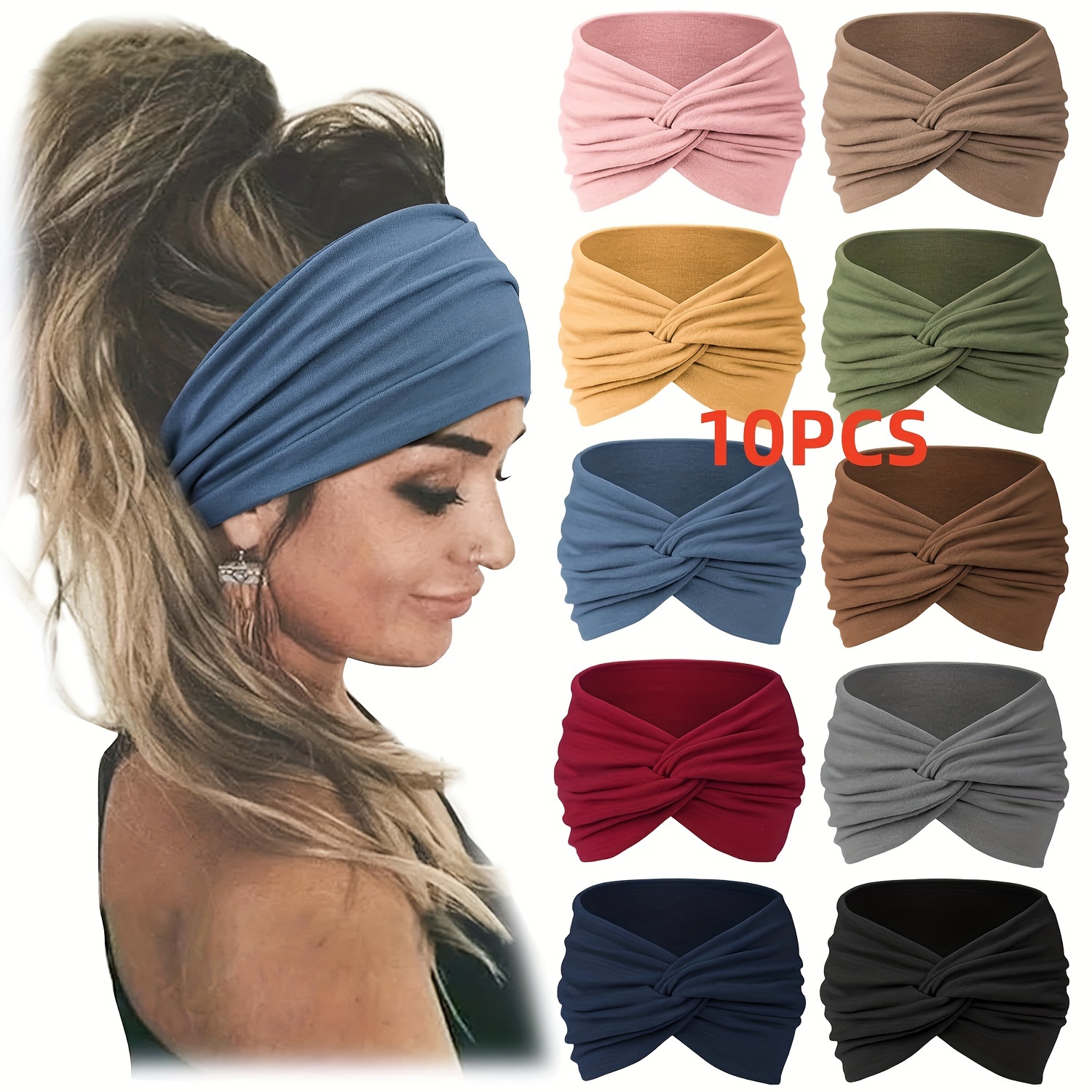 

10pcs Ladies - Bandanas , Knotted , For , , Running, , And - ,