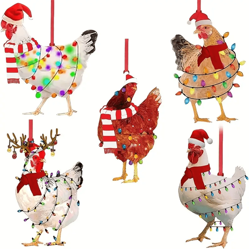 

5- Christmas Ornaments, Hanging For Christmas Tree Decoration, Styles