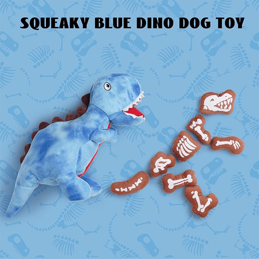 

Nocciola Dinosaur Dog Toys christmas Gift For Dog | funny Squeaky Stuffed Dino Chew Toy For Small Medium Breed | plush Puzzle Training Pet Supplies | hide And Mental Stimulation Pull Apart