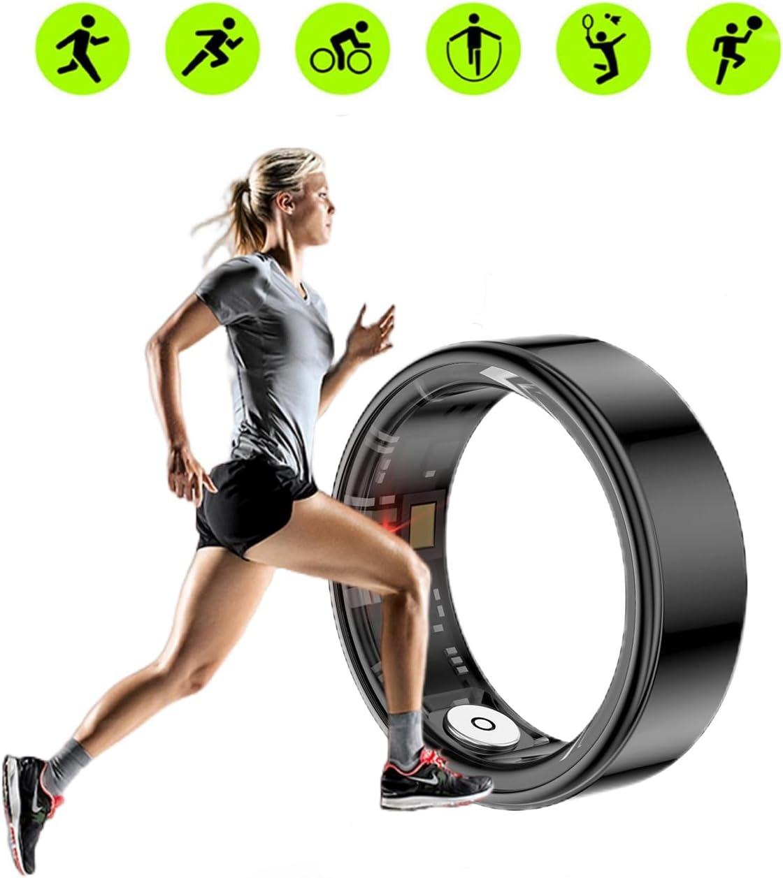 smart ring health   anillo inteligente para hombre health rings for women men long lasting batteries sleep ring fitness   details 2