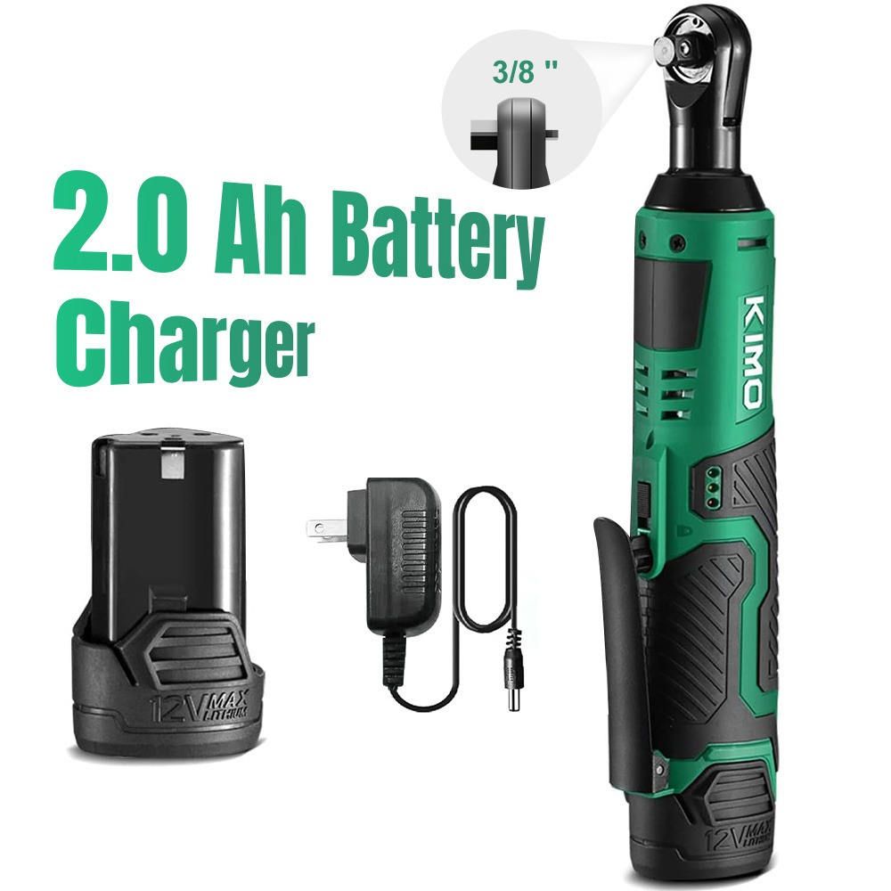 

Kimo Set, -lbs, 400 Rpm, 3/8" 12v Kit W/ 60-min Charge, , 2.0ah Lithium-ion Battery