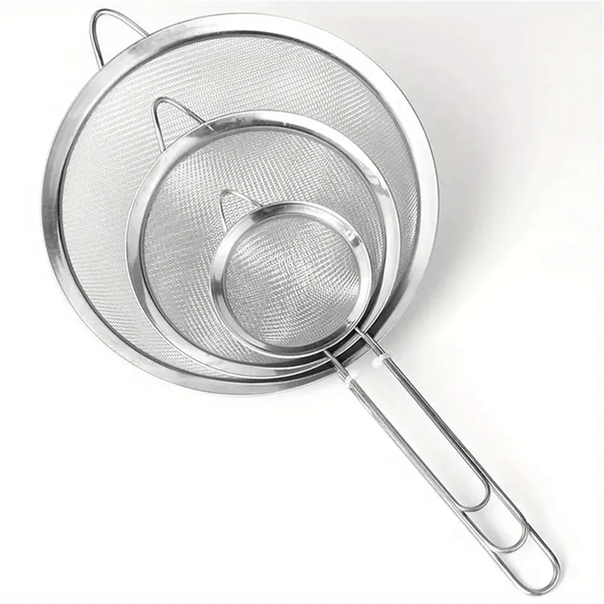 

3 Pcs Filter , Small Sieve Metal, Steel Sieve Filter For