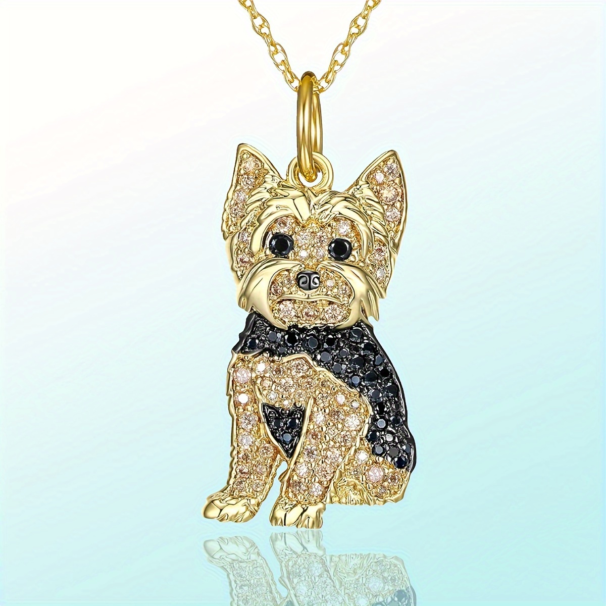 

Yorkshire Dog Pendant Necklace Necklace