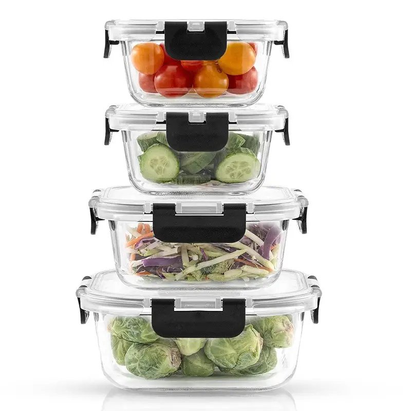 24pcs 12 lids 12 glass bowl glass food storage containers with airtight lids glass meal prep containers for lunch kitchen storage containers airtight freezer containers reusable ideal for food storage in microwave ovens refrigerators dishwashers offices schools and camping Product details 9