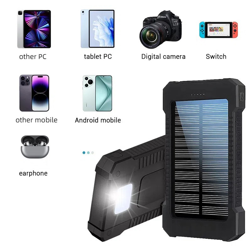 

2024 Super 8000mah Usb Portable Charger For Phone Led , , For /ourdoor, For Christmas Halloween