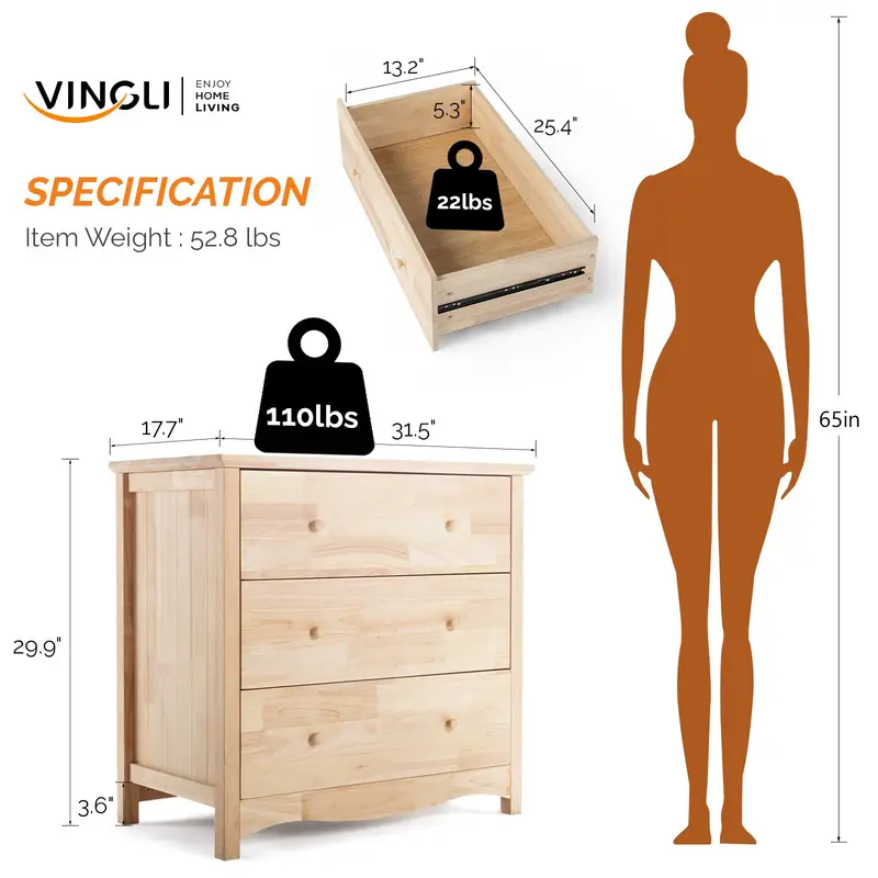 unfinished 3 6 drawer dresser natural solid wood - Temu unfinished 3 6 drawer dresser natural solid wood - Temu