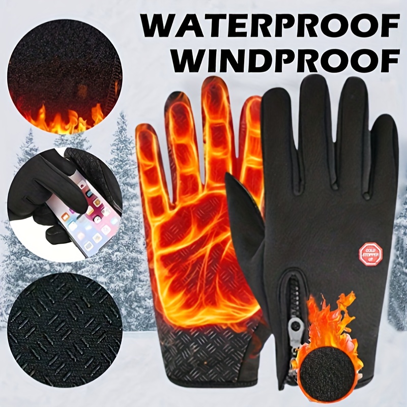 

Warmthplus Touchscreen Gloves For Men - , Insulated, , And Touch- Gloves For - For , Snowboarding, And Commuting