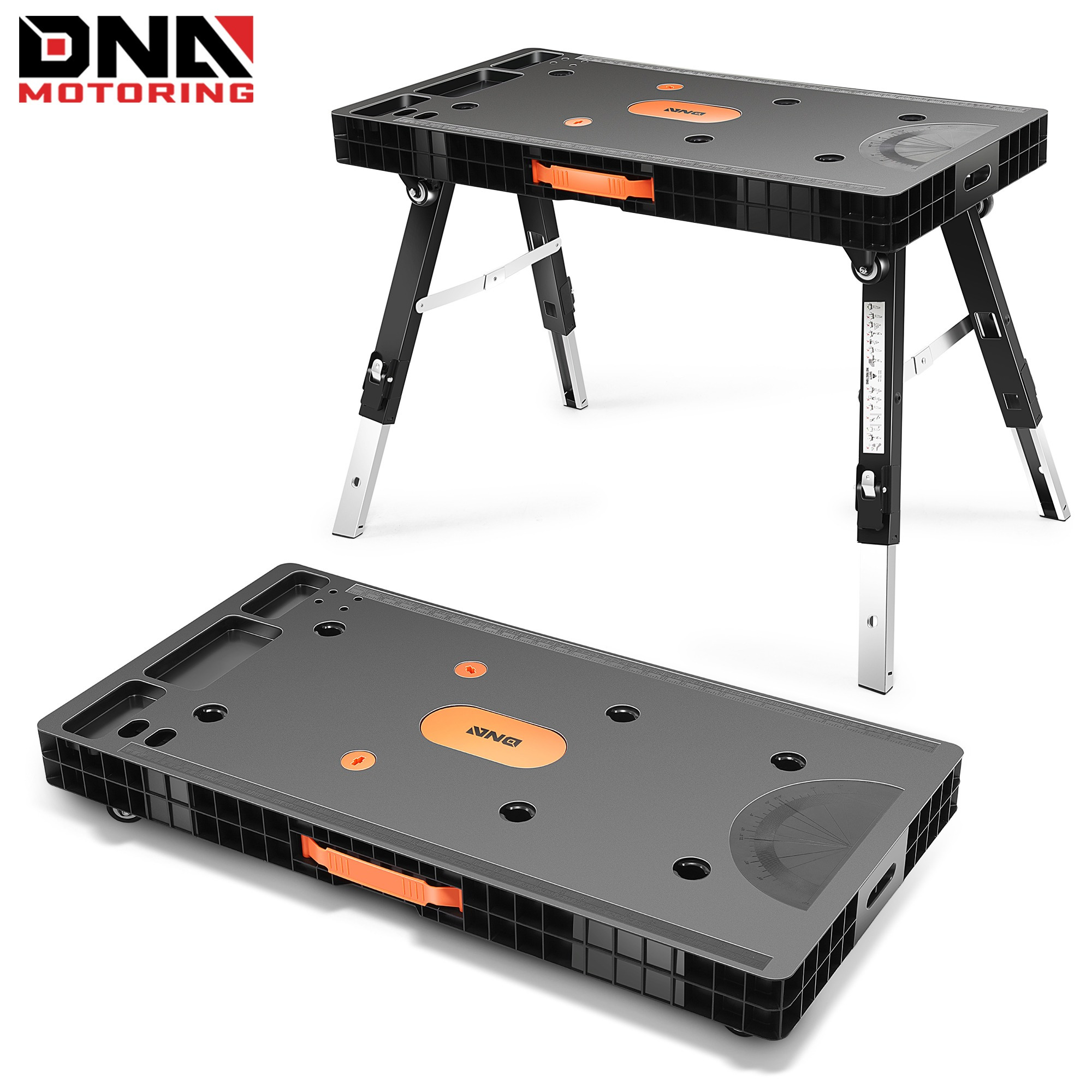 TEMU 3 In 1 Folding Heavy Duty Workbench - Work Bench, Saw Horses, , All In 1 Multifunctional Work Table For Warehouse Garage