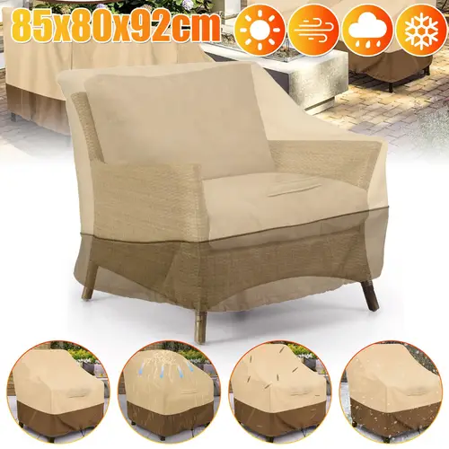 heavy duty waterproof oxford fabric with pvc coating dustproof lawn furniture cover for outdoor winter gift