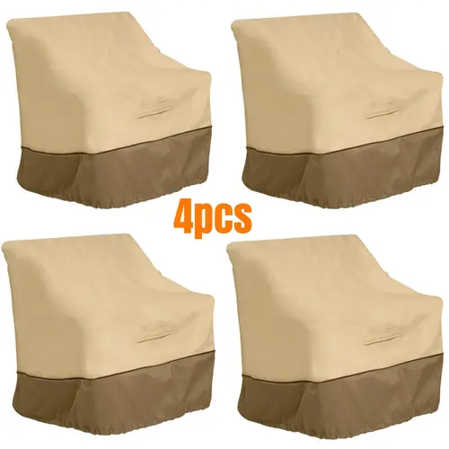 heavy duty waterproof oxford fabric with pvc coating dustproof lawn furniture cover for outdoor winter gift