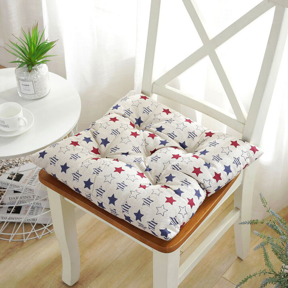 Amazon Indoor Dining Chair Cushions With Ties Square Seat Pads