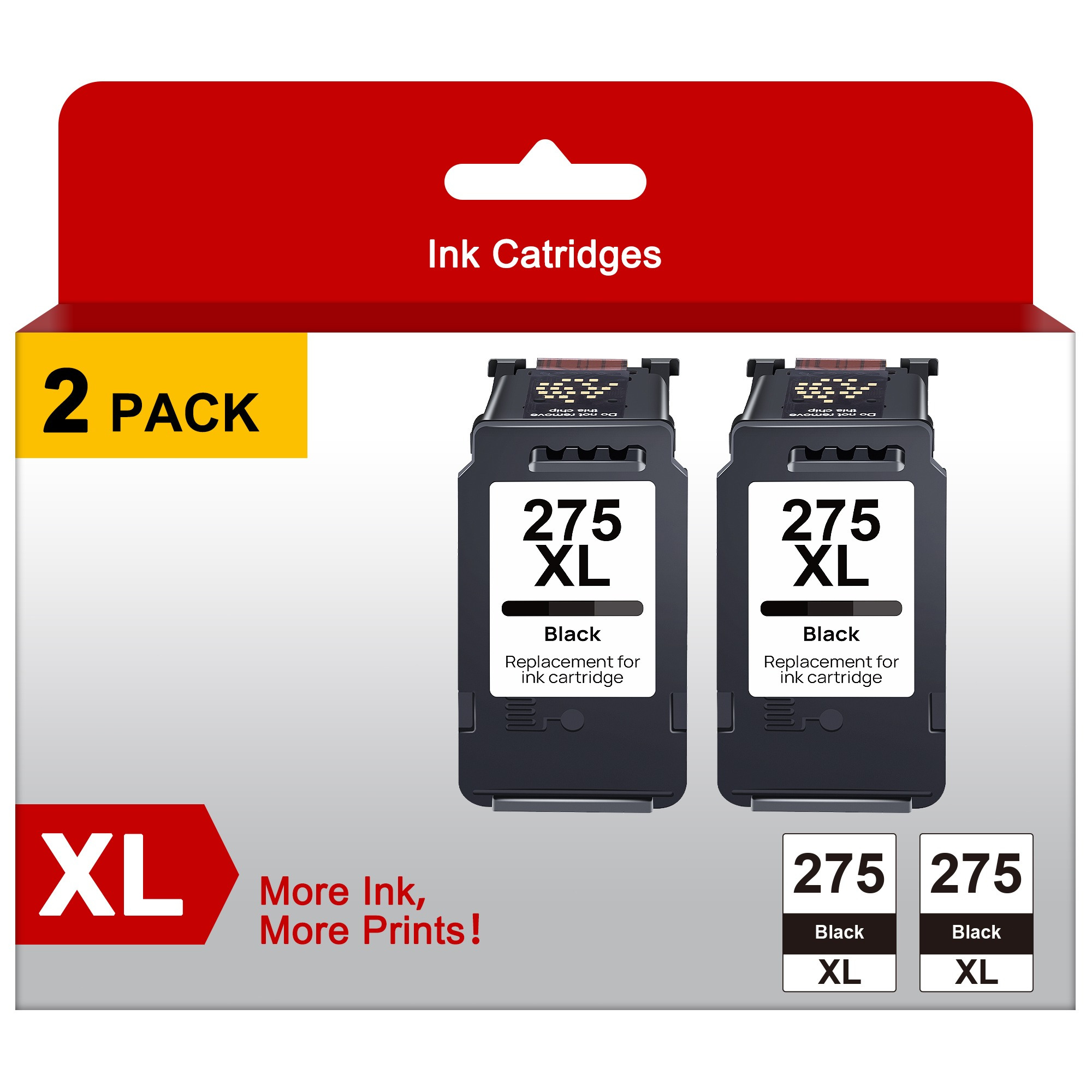 

2 Pg-275xl Ink Cartridges Replacement For Pg-275xl Ink Cartridges To Use Ts3500 Tr4720 Tr4700 Tr4722 Ts3720