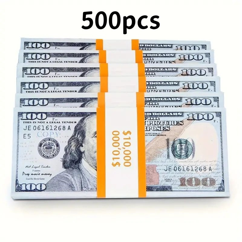 Billetes de 500 de juguete online