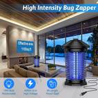 4000v electric bug zapper 5 8ft cord bug zapper for mosquitoes flies moths more backyard free screwdriver brush