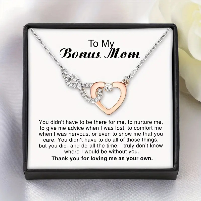 

Gift Card With Text And Gift Box To My Heart 8 Necklace Interlocking Infinite