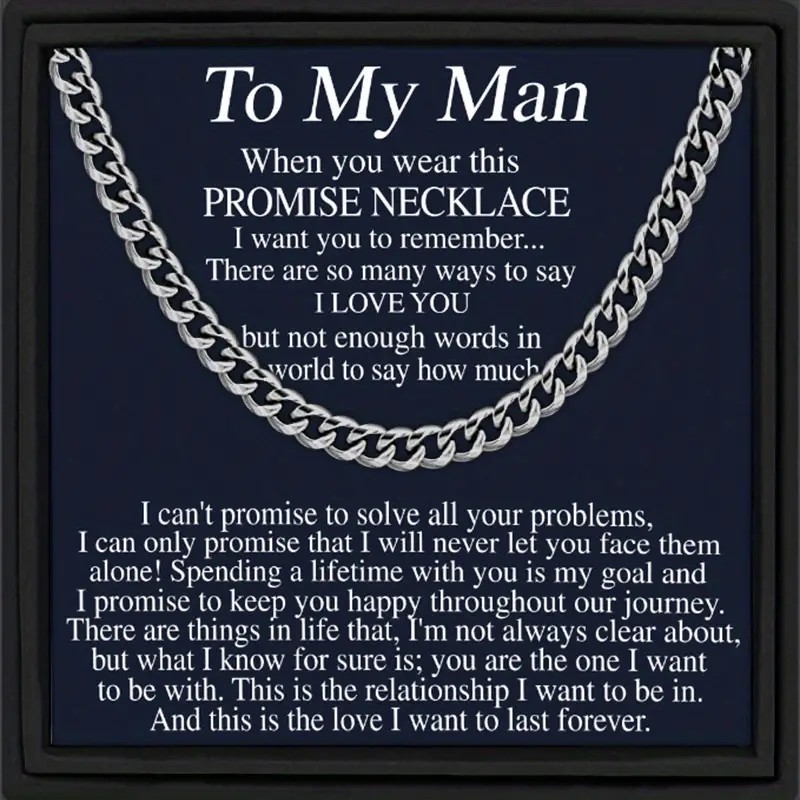 

Steel Necklace - Necklace To Men - And Box Packaging Christmas