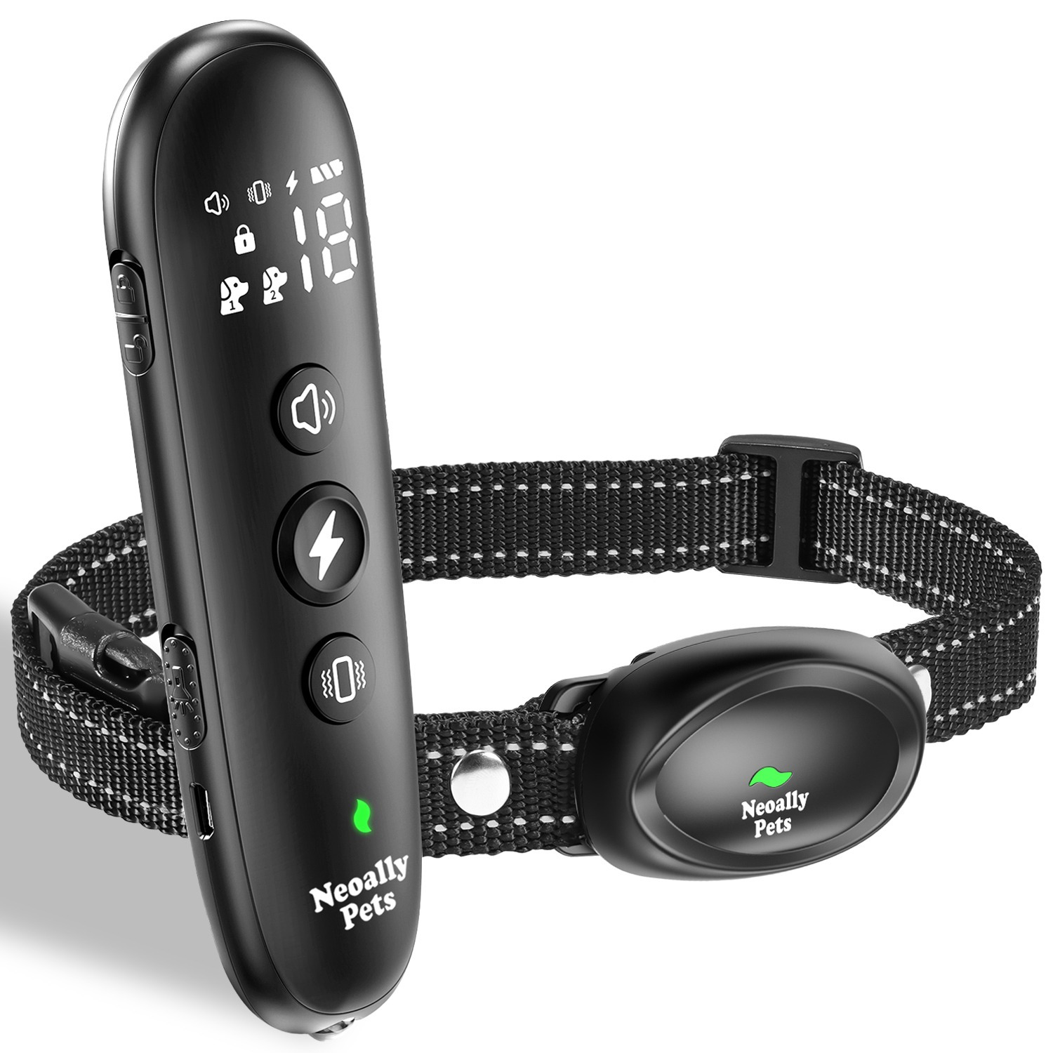 TEMU Dog Training Collar &ndash; 3000 Shock Collar With Remote For 8-150lbs Small Medium Large Dogs. Rechargeable Waterproof With 3 Training , Security Lock And Led Anti Lost Lights